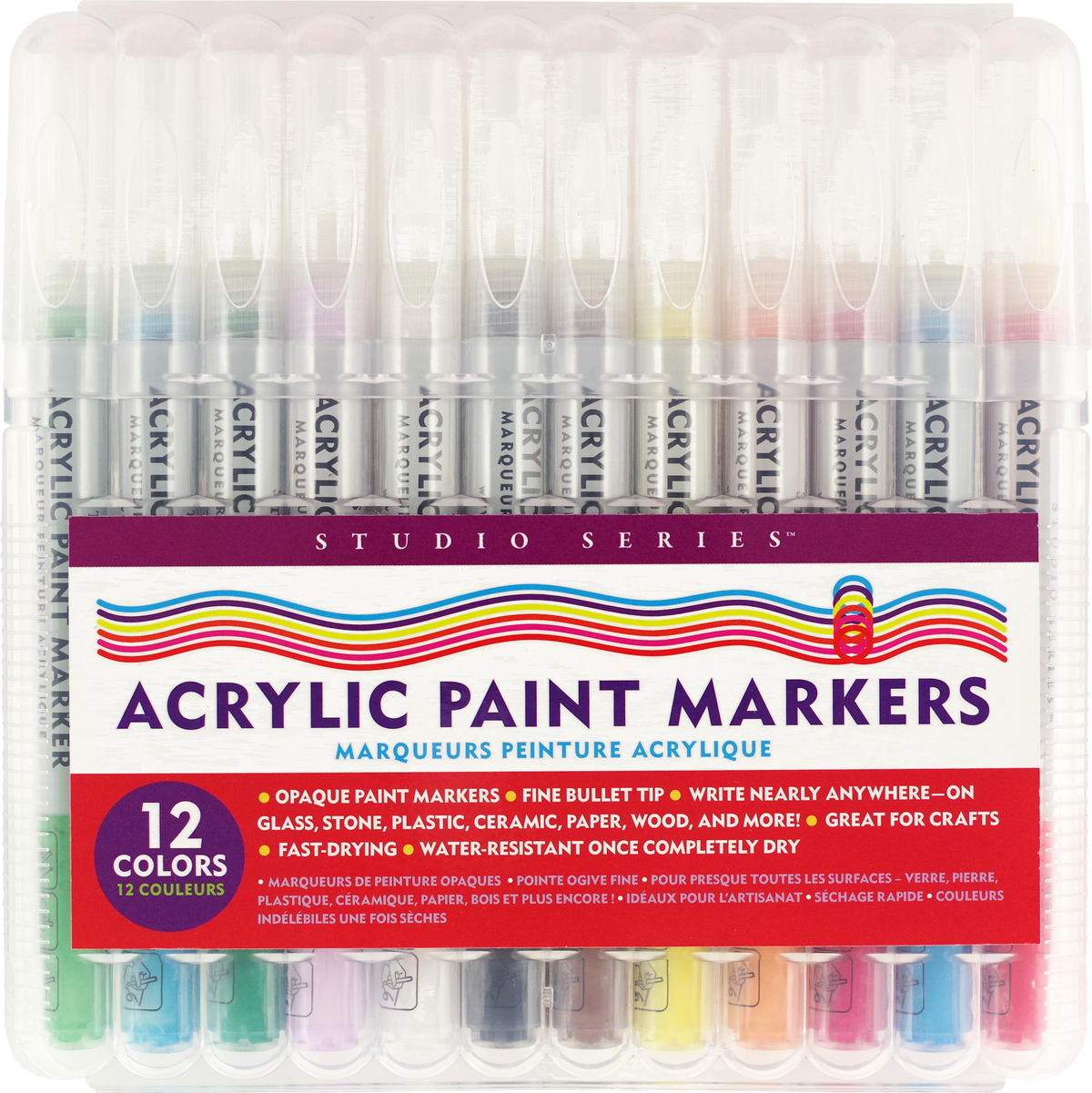 Studio Series Acrylic Paint Markers (Set of 12)