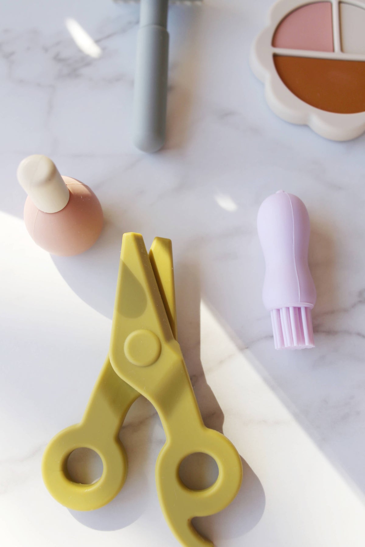 Silicone Hair and Makeup Play Set