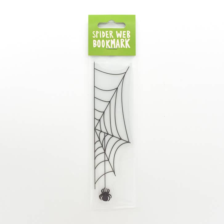 Spider Web Die Cut Bookmark