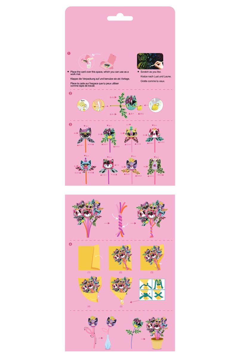 Avenir - Scratch Bouquet KITTY