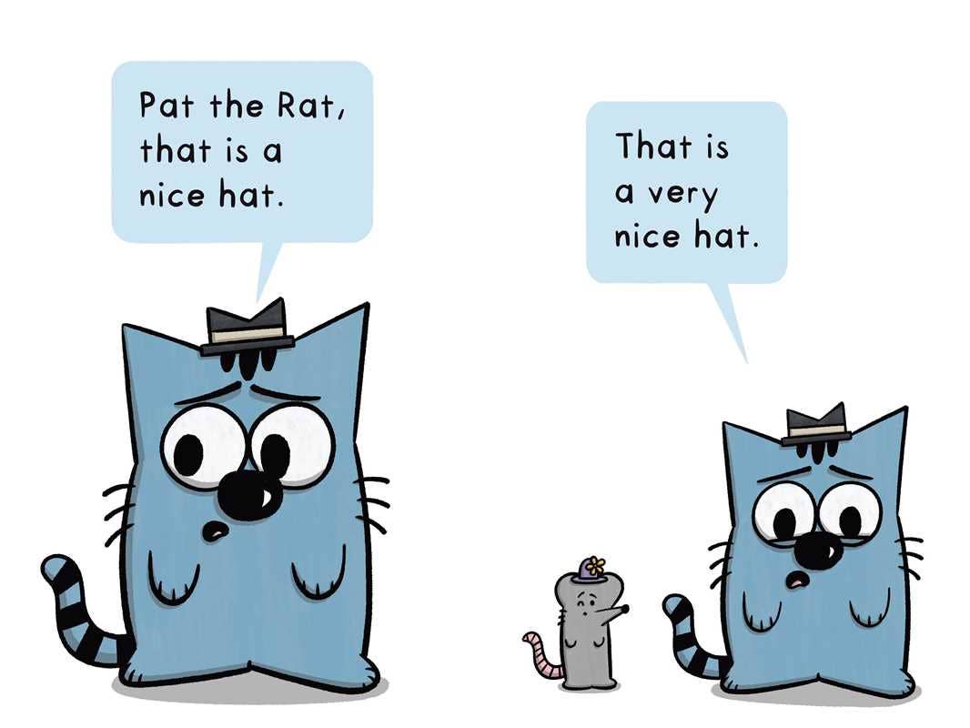 Nat the Cat Has a Hat by Jarrett Lerner