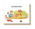 A2 | Everyday Greeting Card | You Grow Girl!