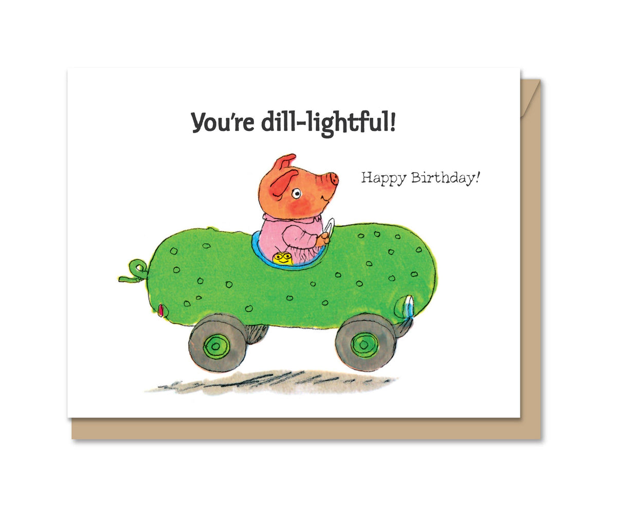 A2 | Birthday Greeting Card | Dill-lightful Birthday
