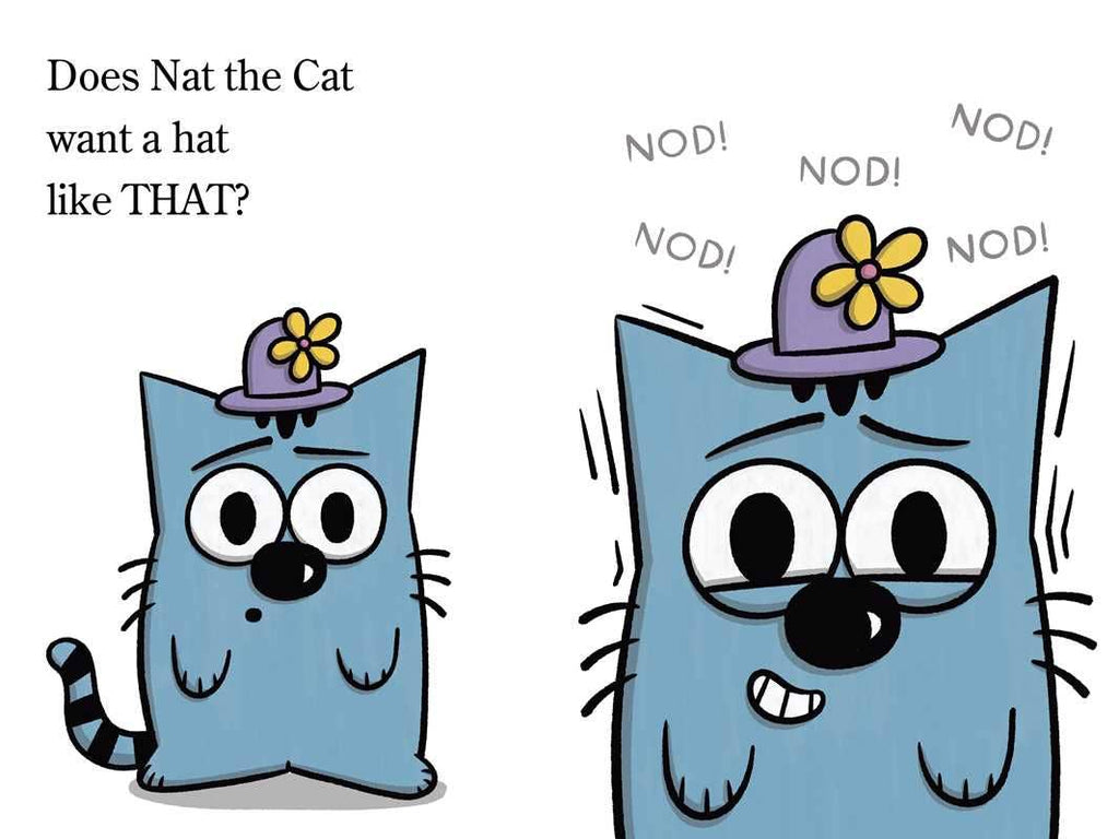 Nat the Cat Has a Hat by Jarrett Lerner