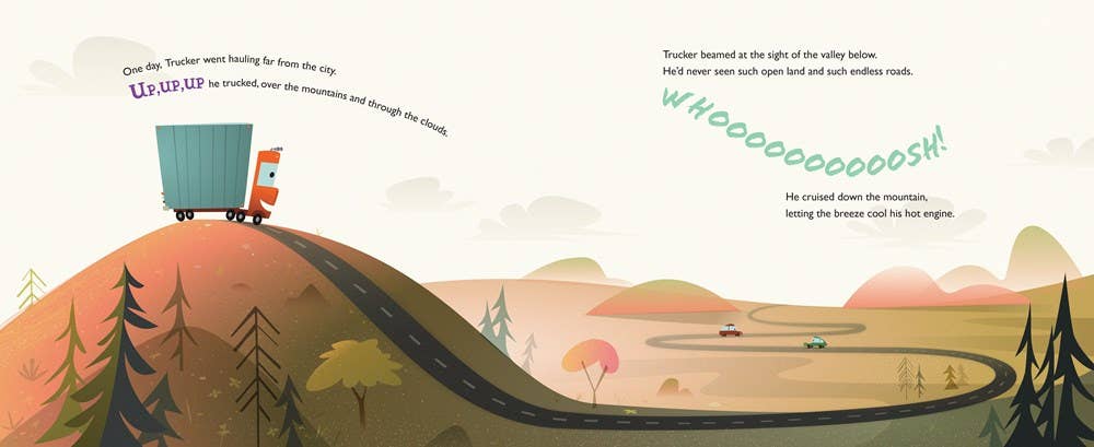 Trucker and Train Board Book : Hannah Stark