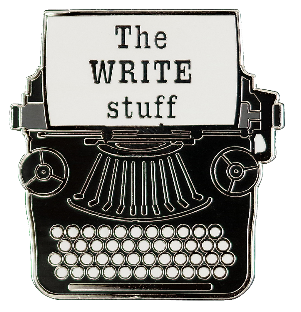 Typewriter Enamel Pin