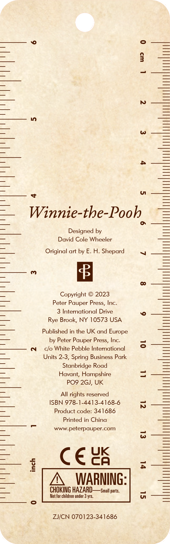 Winnie-the-Pooh Children's Bookmark