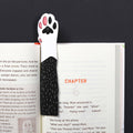 Cat Paw Bookmark - Tuxedo (it's die cut!)