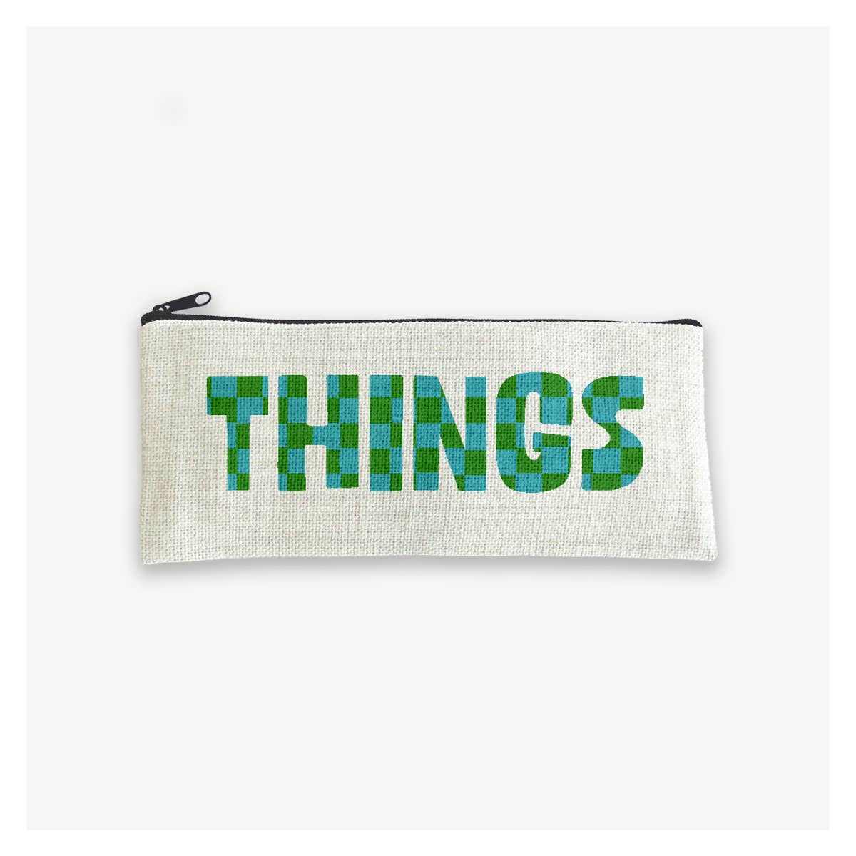Checkered Things Pencil Pouch