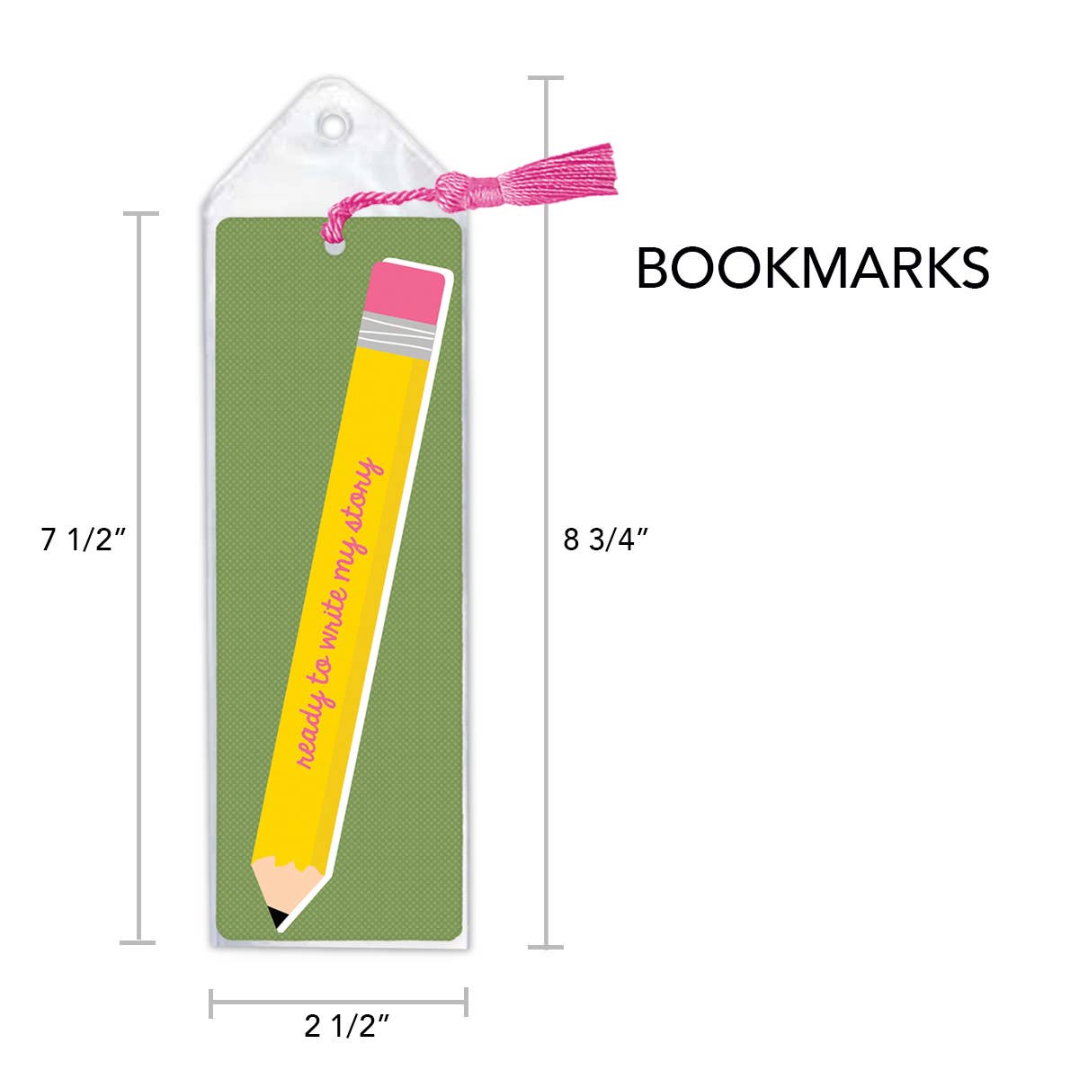 Big Pencil Bookmark with tassel