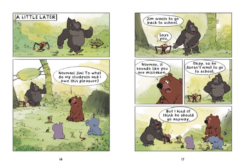 Grumpy Monkey School