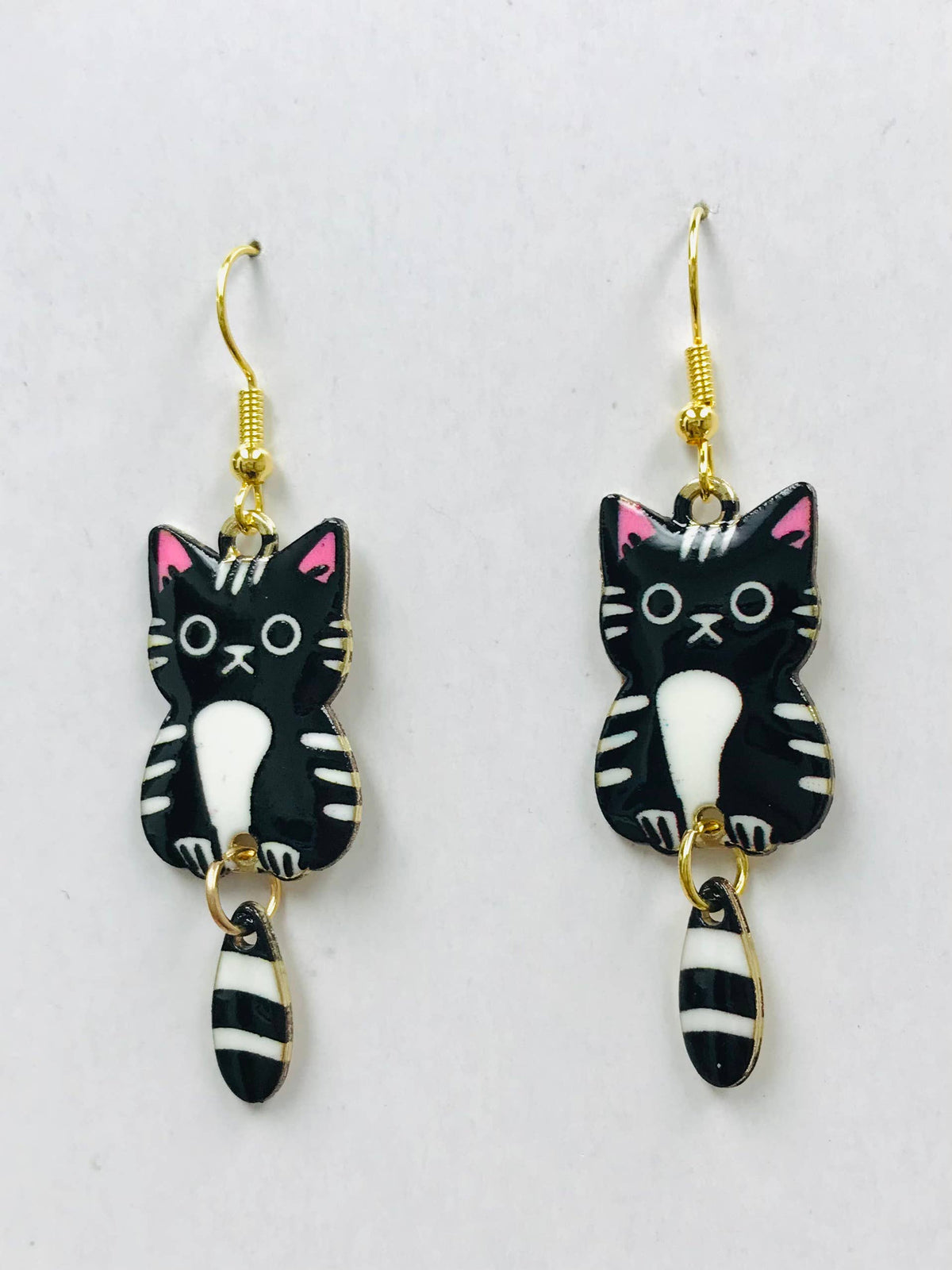 Cat Wagging Tail Earrings