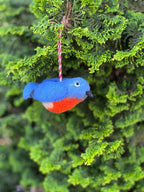 Felt Ornament Tuft Bluebird