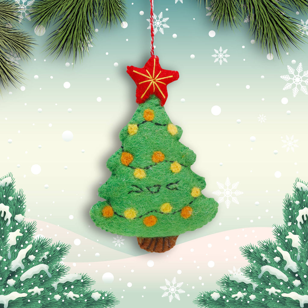 Felt Ornament Christmas Tree