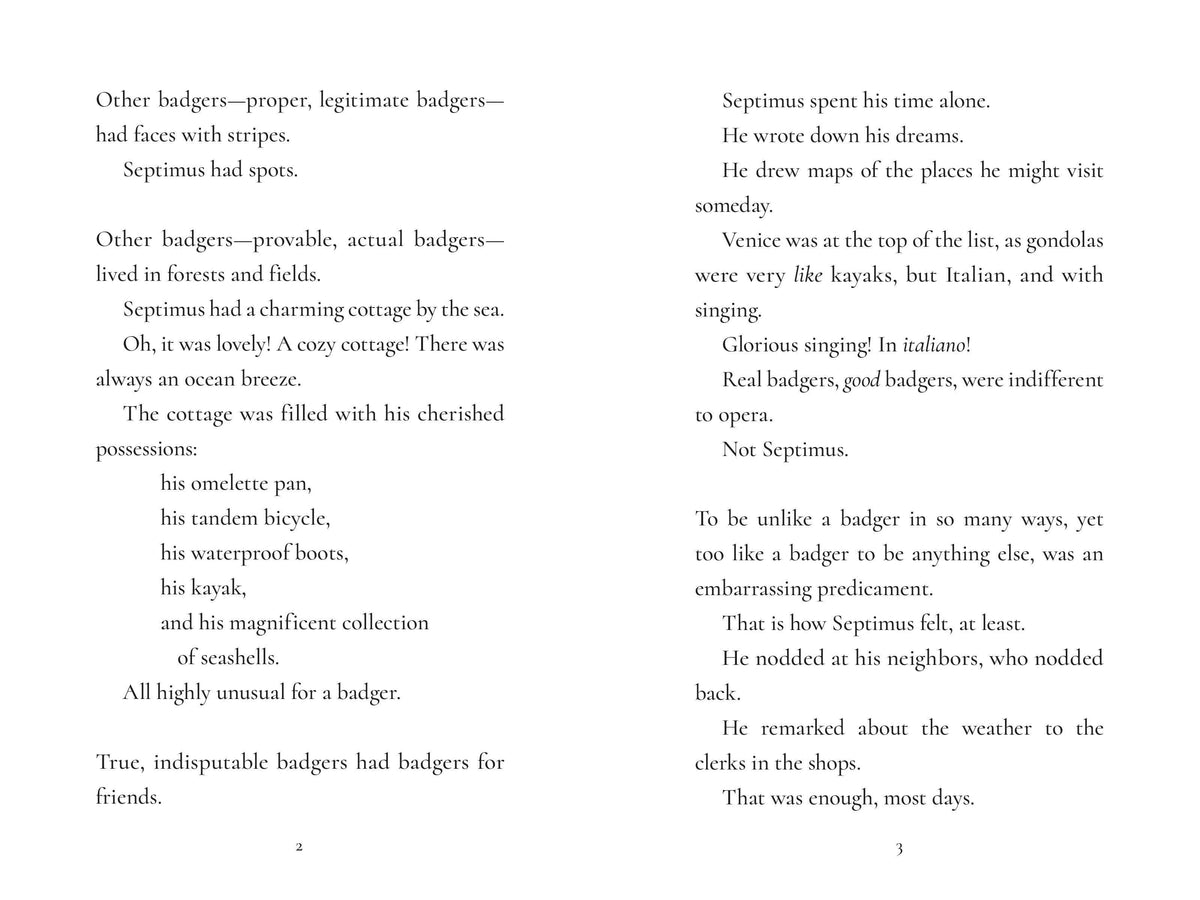 Bad Badger: A Love Story by Maryrose Wood (Hardcover)