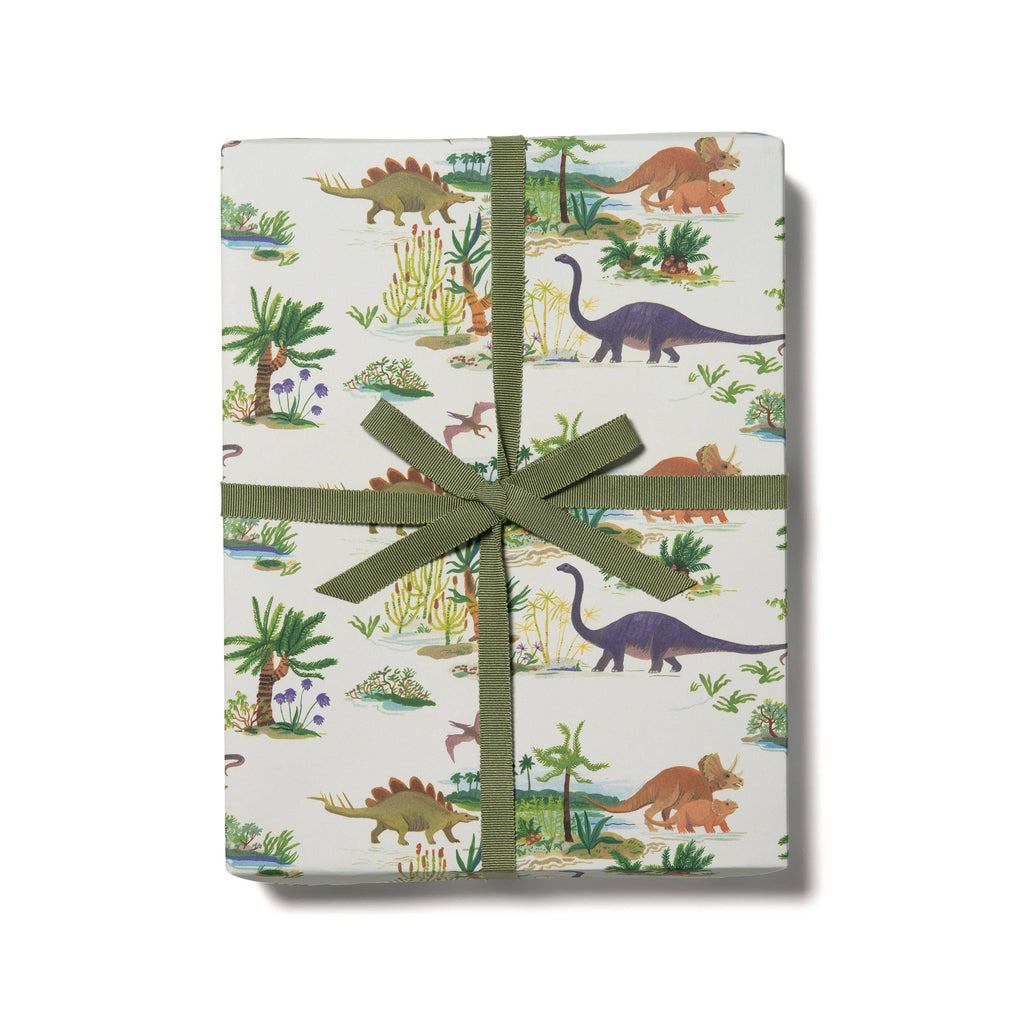 Dinosaurs wrapping paper