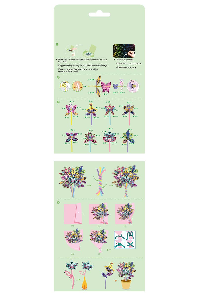 Avenir - Scratch Bouquet BUTTERFLY