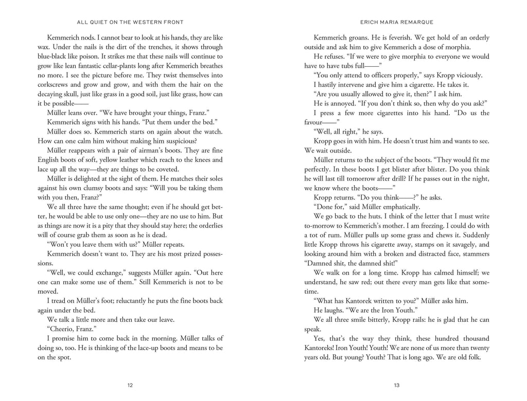All Quiet on the Western Front by Erich Maria Remarque