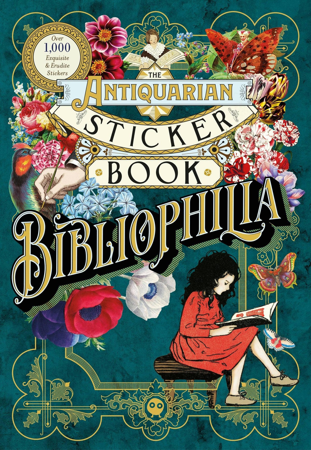 Antiquarian Sticker Book: Bibliophi