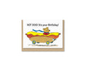 Mini Hot Dog | Enclosure-sized  Birthday Greeting Card