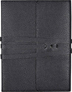 Black Leather Wrap Journal