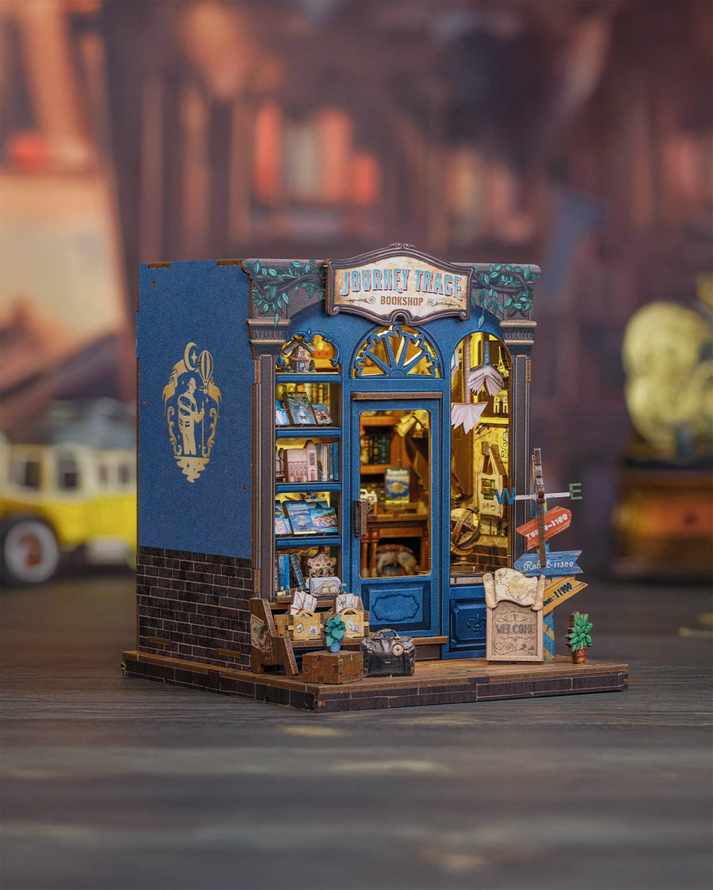 DIY Book Nook Kit: Journey Trace Bookshop