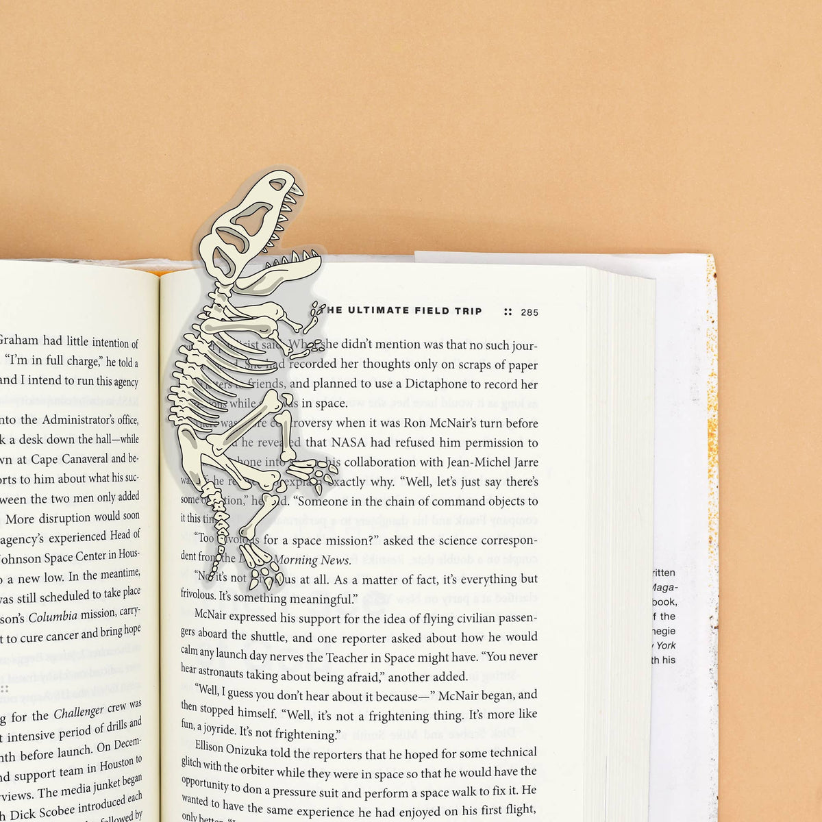 Dinosaur Bones Bookmark (it's die cut!)