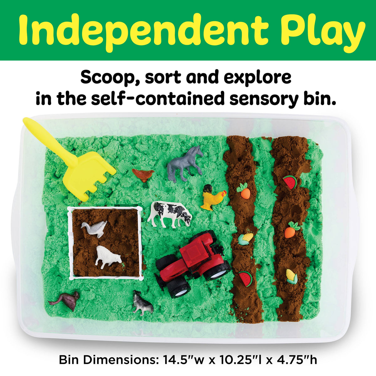 Sensory Bin Farm Activity Kit for Kids