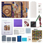 DIY Book Nook Kit: Magical Library w/ Dust Cover