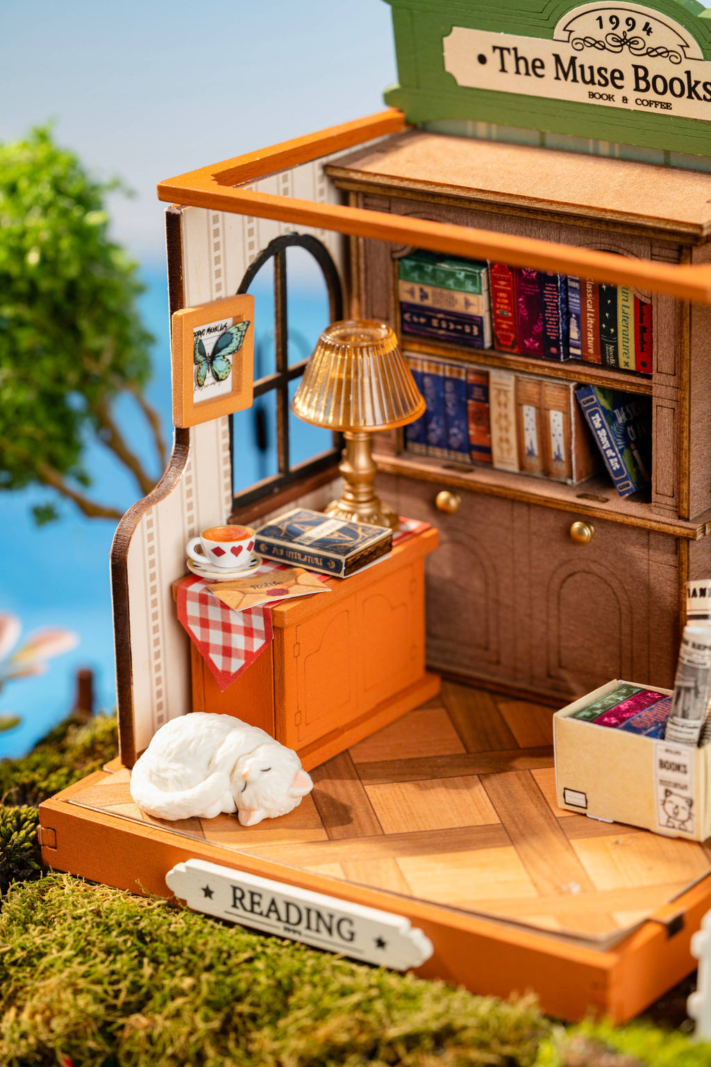 DIY Miniature House Kit: The Muse Bookshop