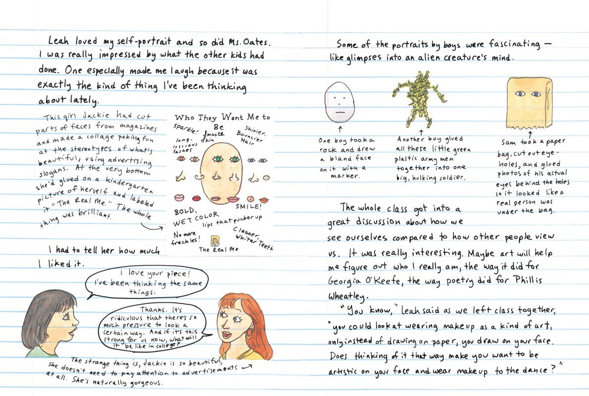 Amelia's 7th-Grade Notebook by Marissa Moss