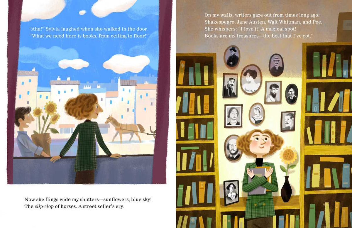 Sylvia's Bookshop by Robert   Burleigh