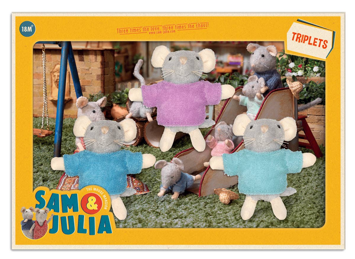 The Triplet Plush - Sam & Julia