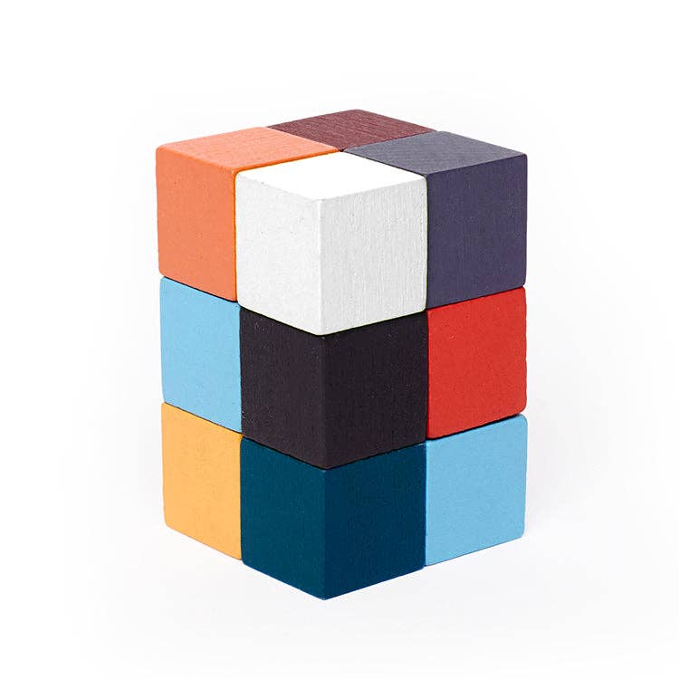 Elasti Cube 3D Wooden Puzzle