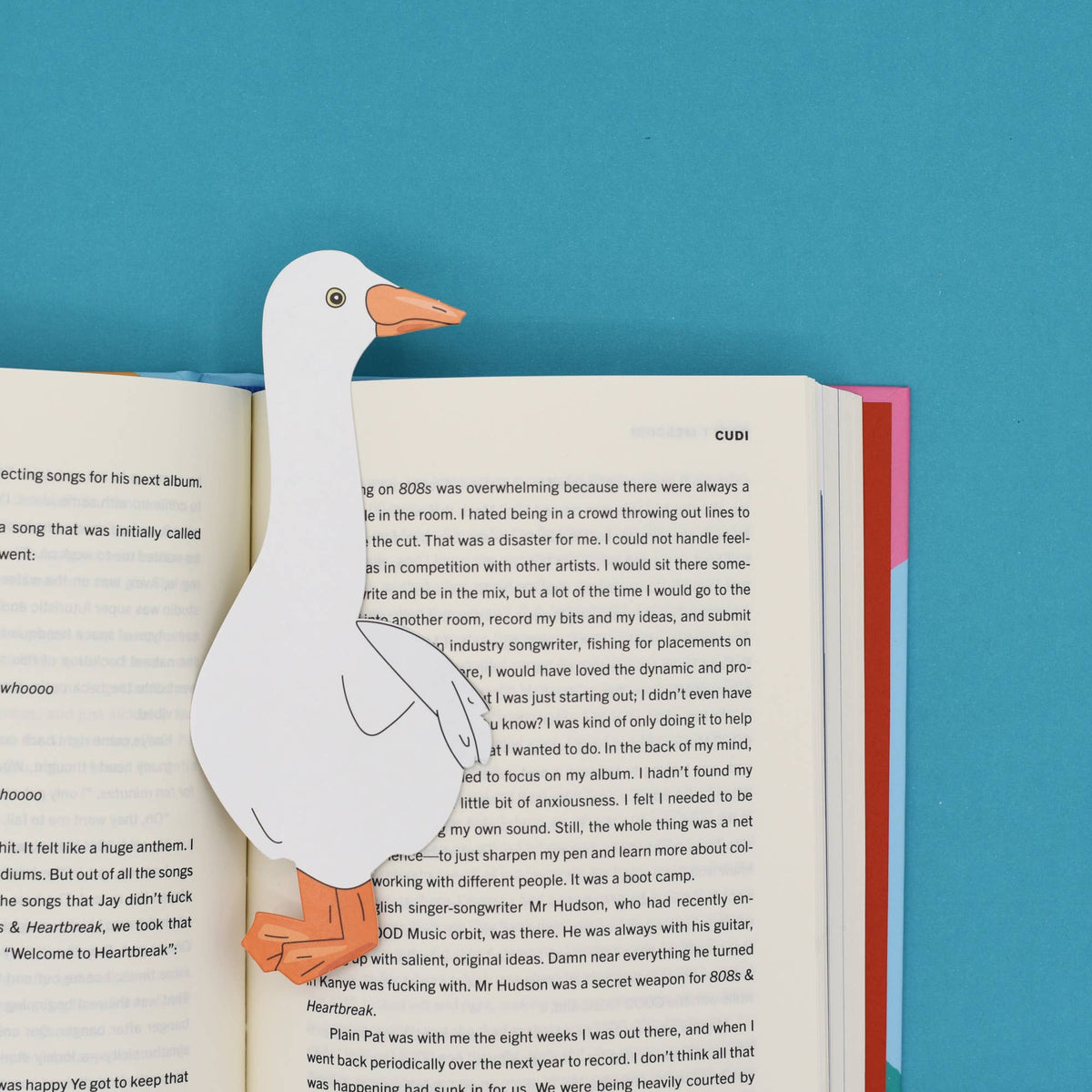 Silly Goose Bookmark (it's die cut!)