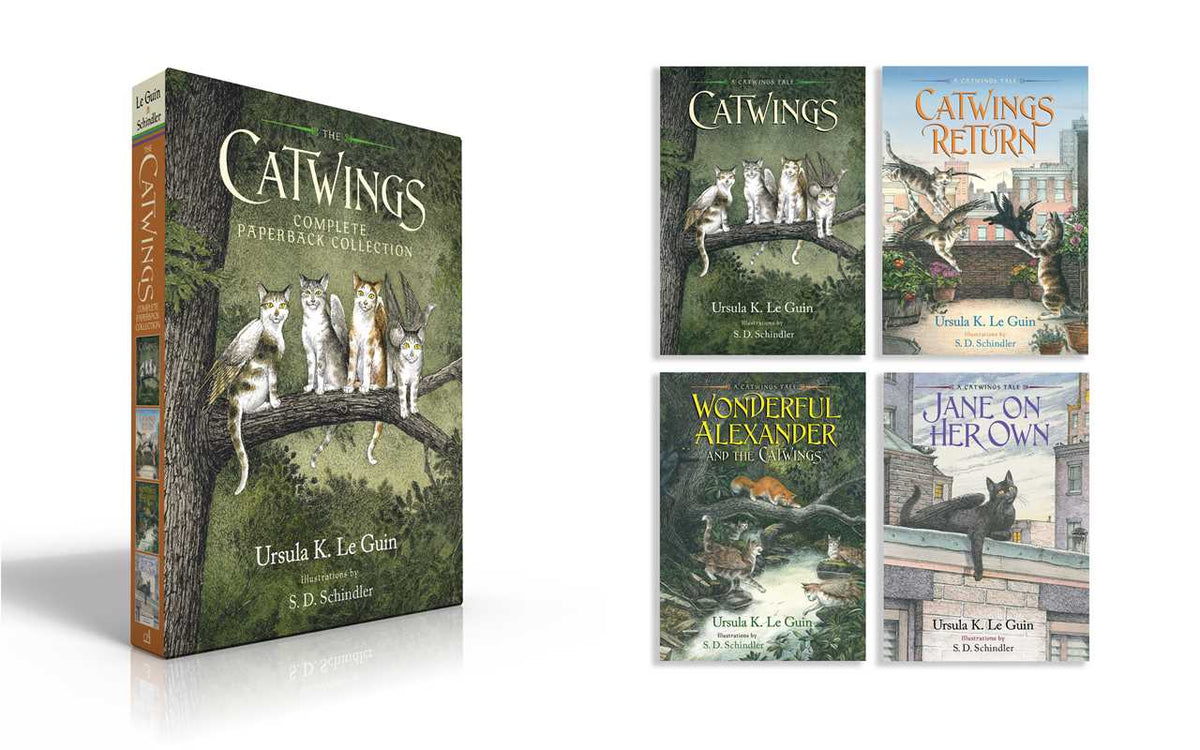 Catwings Complete Paperback Collection (Boxed Set) by Ursula  K. Le Guin