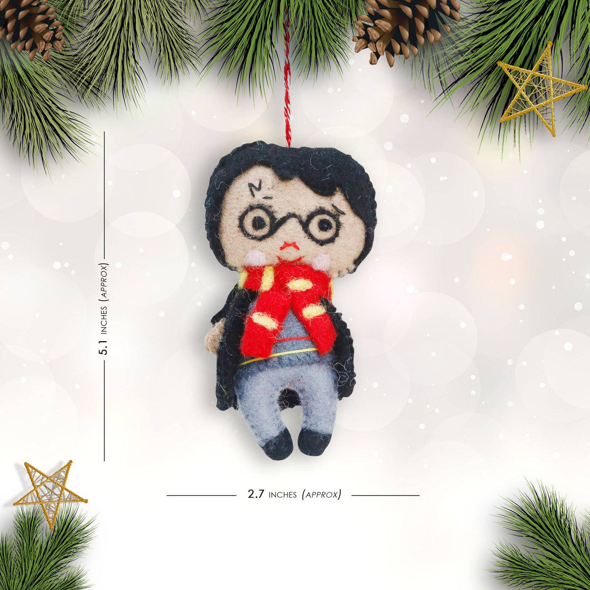 Felt Ornament Wizard Boy