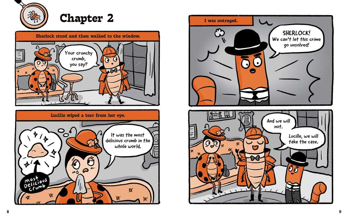 Sherlock Roach and the Case of the Crunchy Crumb by Joe McGee