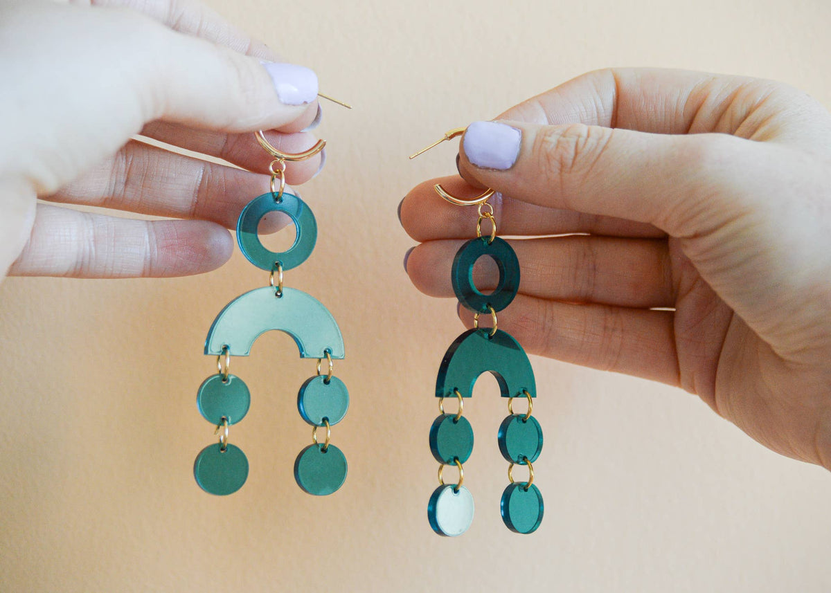 Teal Translucent Statement