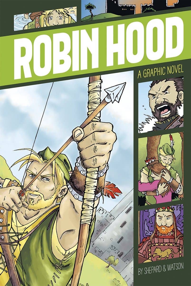 Robin Hood - Classic Kids' Book in Graphic Novel Format