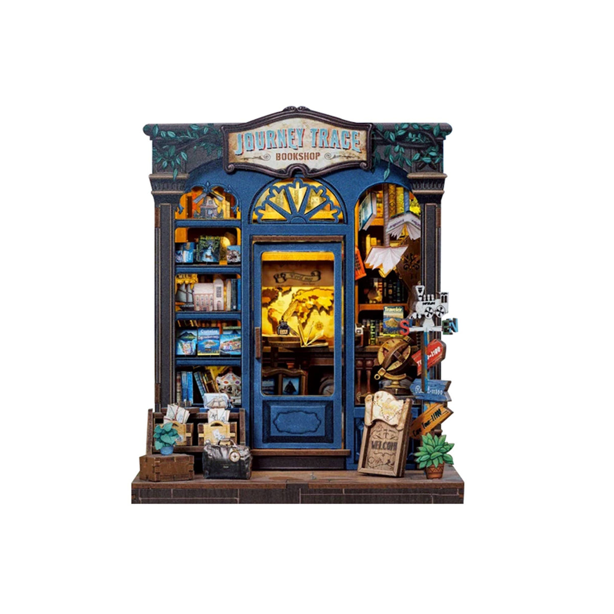 DIY Book Nook Kit: Journey Trace Bookshop