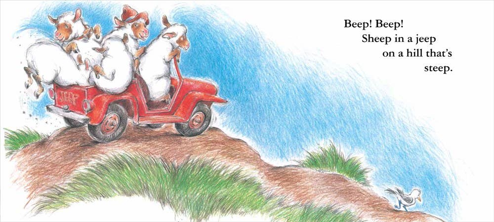 Sheep in a Jeep Board Book : Nancy E. Shaw