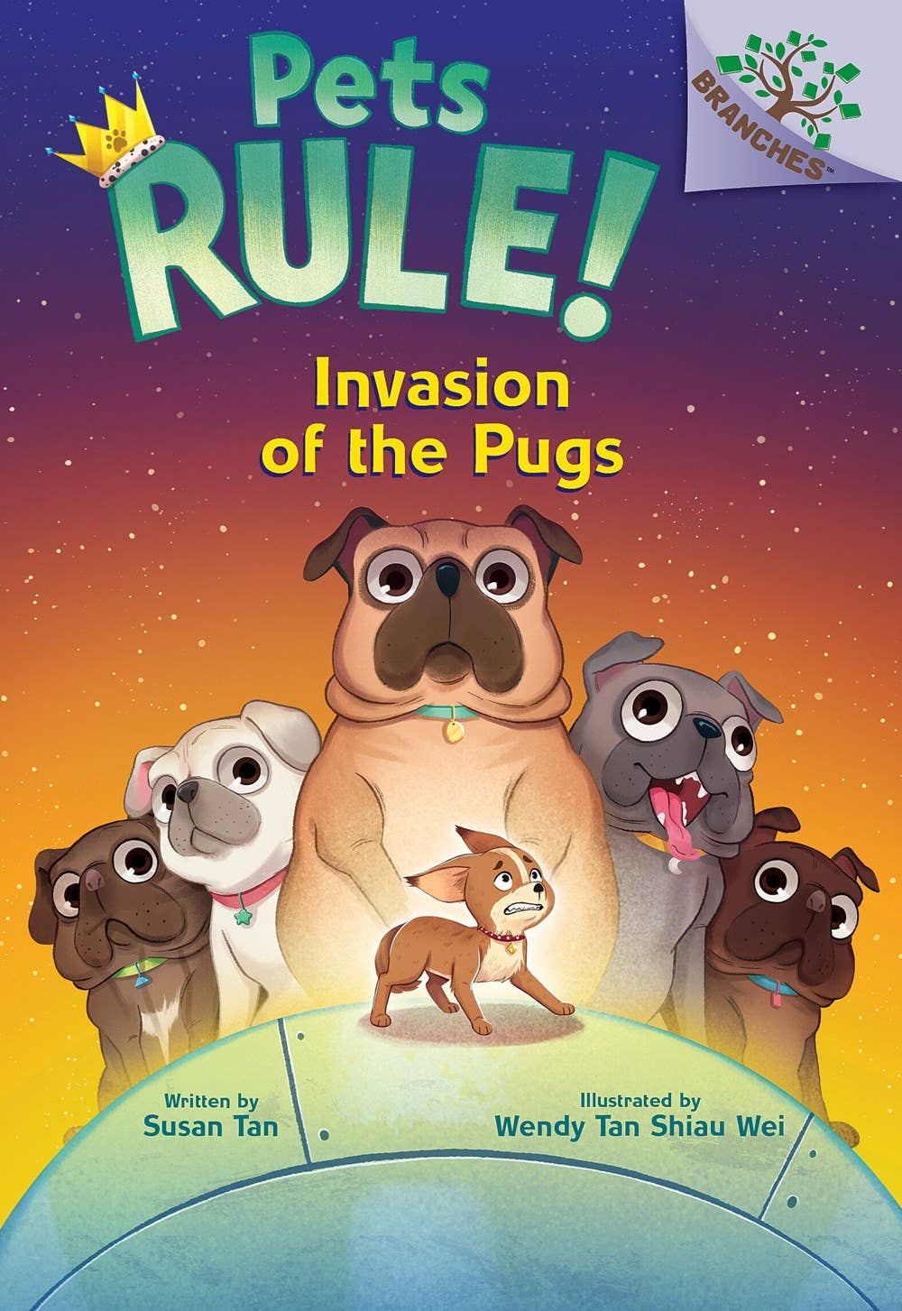 Invasion Of The Pugs: A Branches Book (Pets Rule! #5)