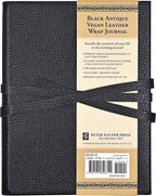Black Leather Wrap Journal