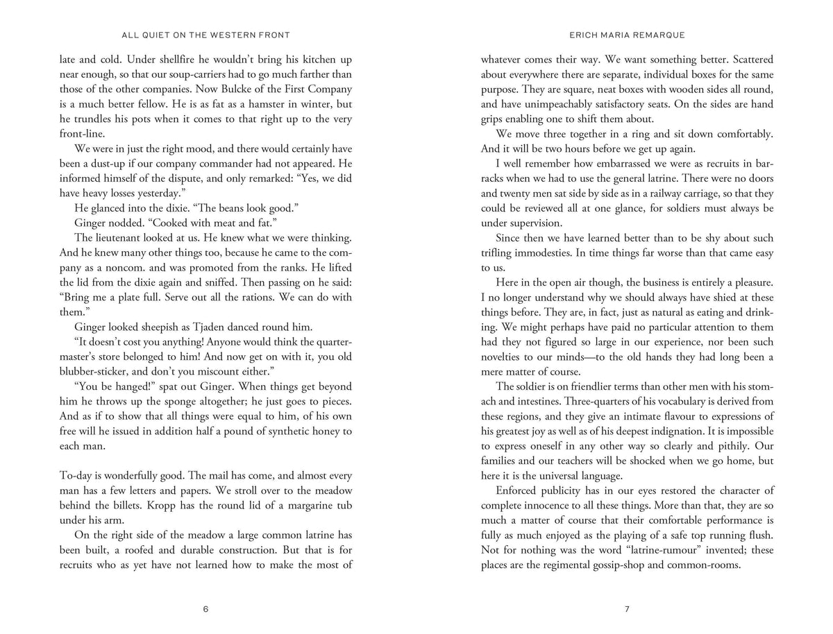 All Quiet on the Western Front by Erich Maria Remarque