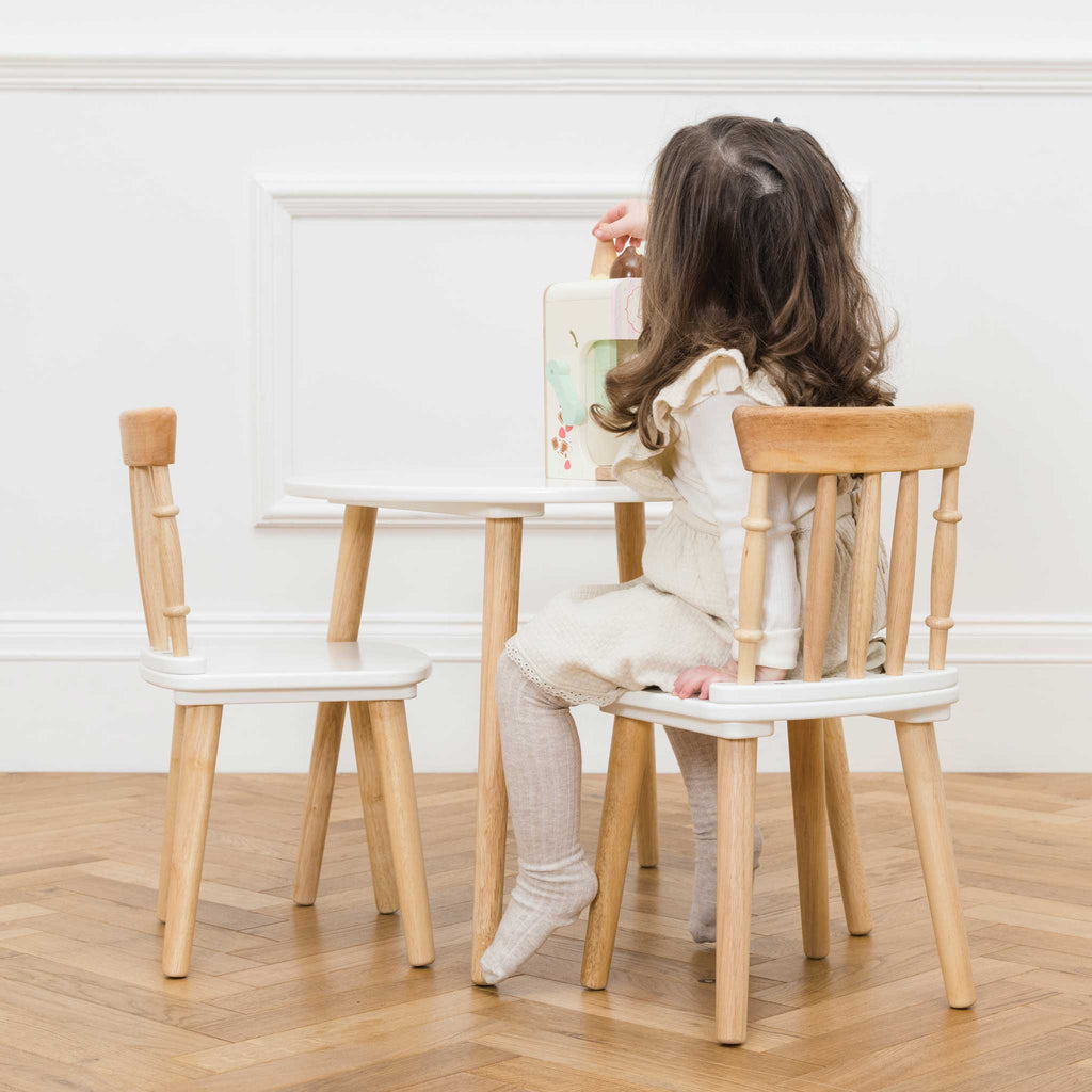 Children’s Wooden Table & Chairs