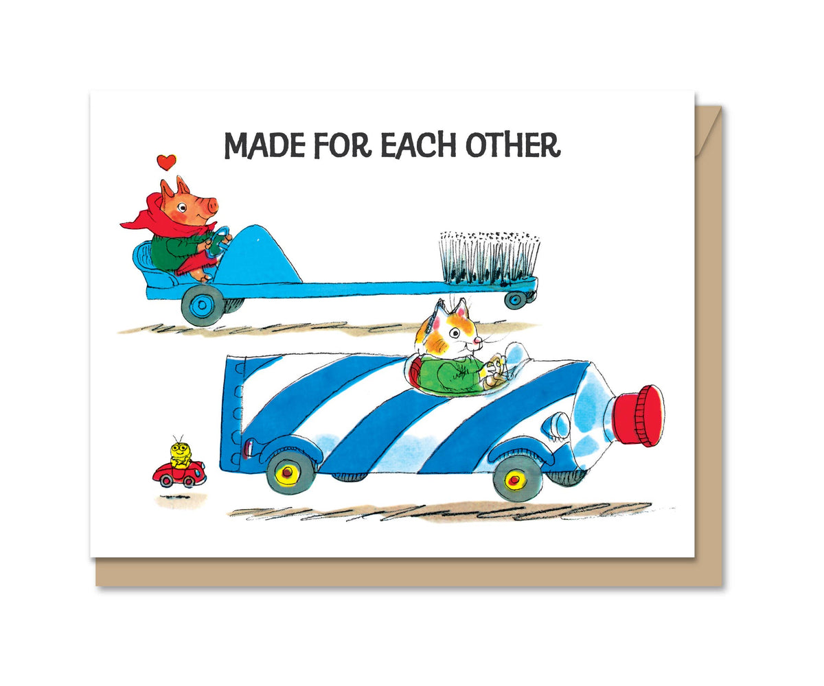 A2/4.25" x 5.5"|Love Greeting Card|Made for Each Other