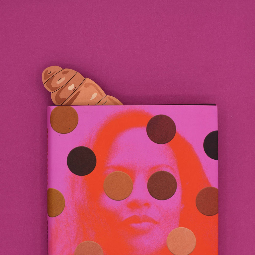Croissant Bookmark (it's die cut!)