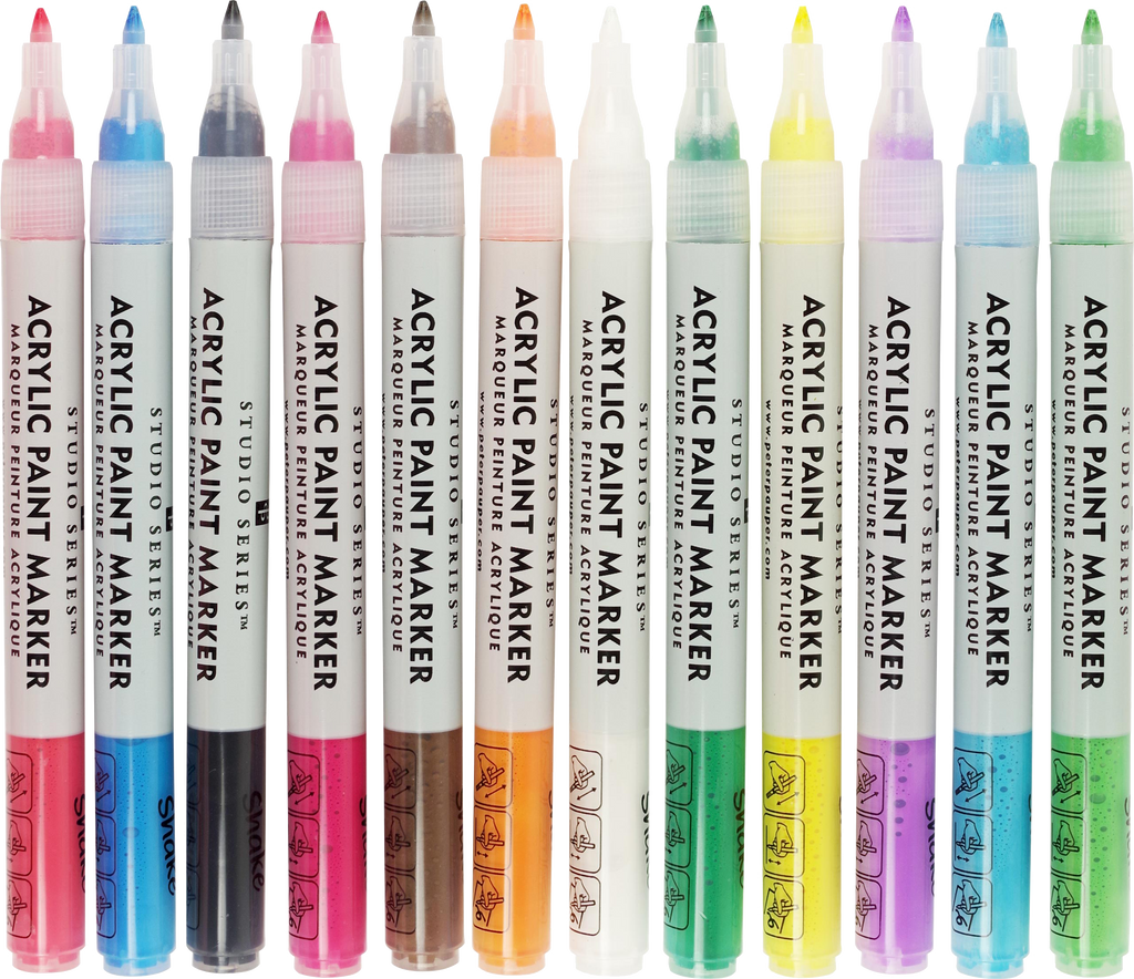 Studio Series Acrylic Paint Markers (Set of 12)