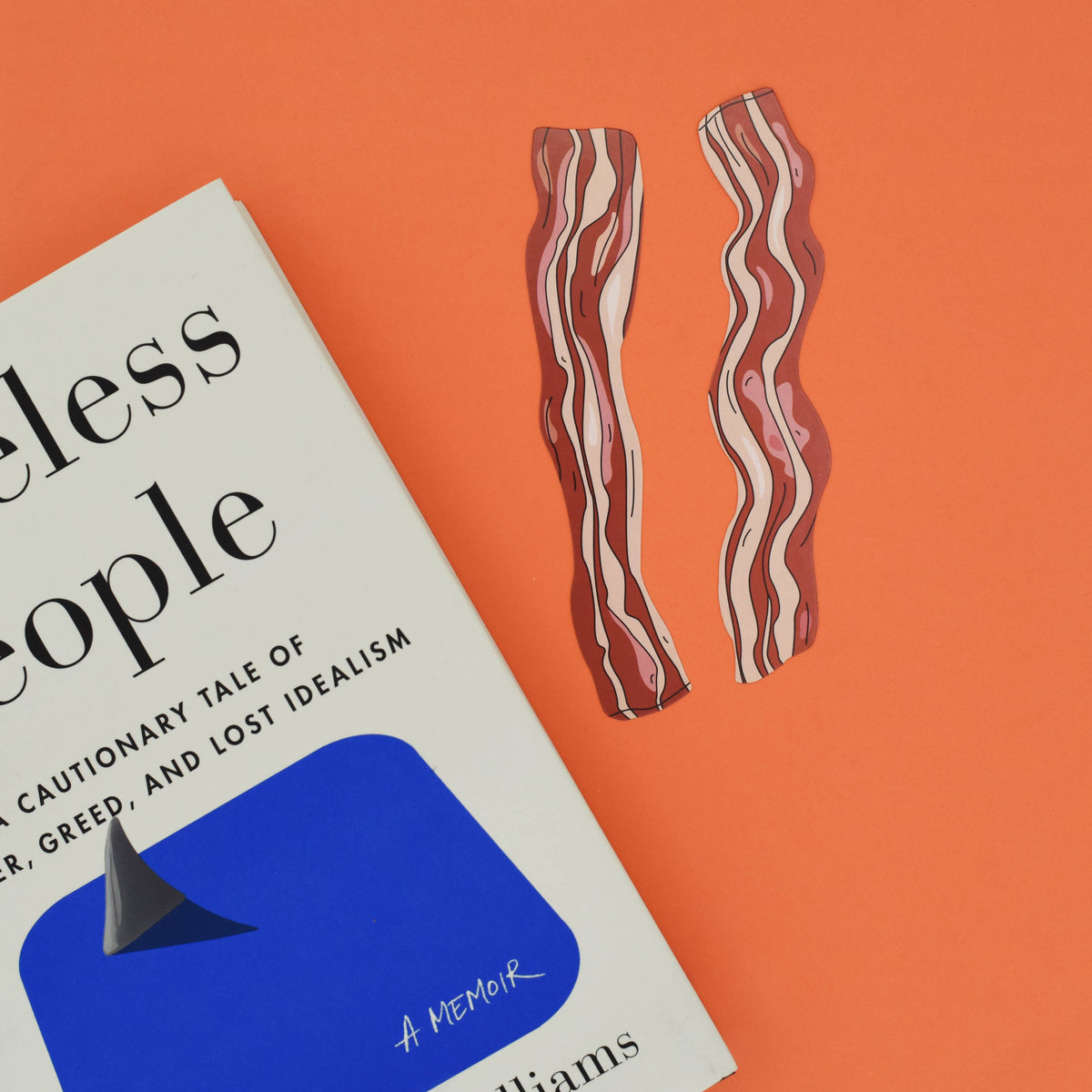 Bacon Bookmarks (they're die cut!)